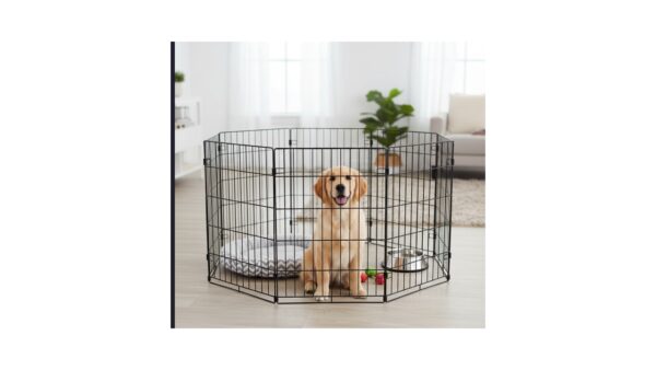 גדר תיחום 8 צלעות - לאילוף כלבים במגוון מידות