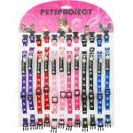 קולר עם פעמון לחתול במגוון צבעים