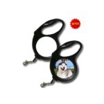 רצועת גלילה ממותגת משני הצדדים צבע שחור במידות  S + M