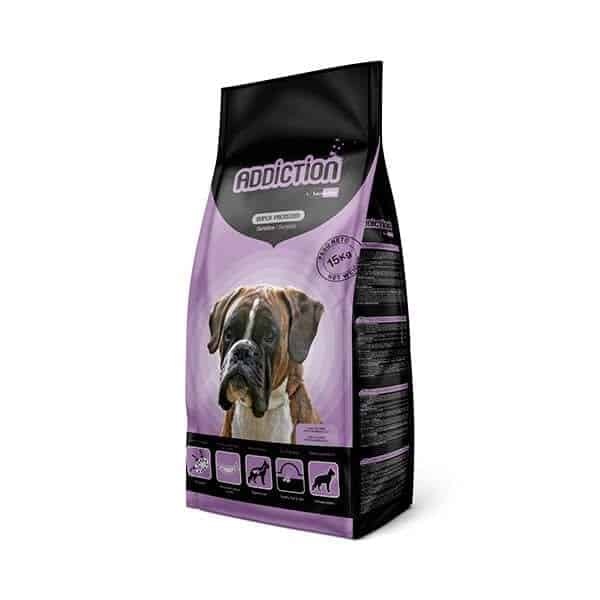 אדיקשן בשר סלמון - מזון לכלב עם אי סבילות למזונות מסוימים, מגיע במשקל 15 ק"ג או 3 ק"א