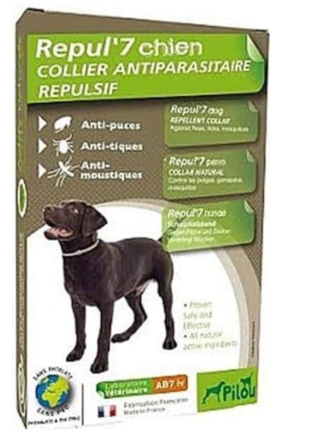 AB7 קולר פרעושים וקרציות לכלב בינוני