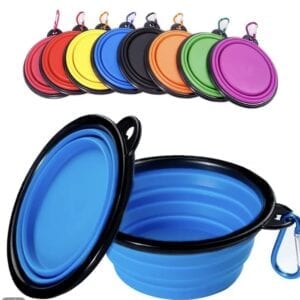 קערות צבעוניות ניידות לשתייה + האכלה