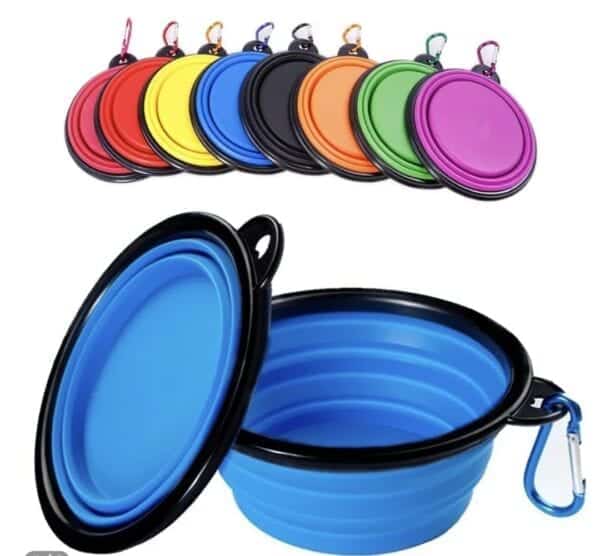 קערות צבעוניות ניידות לשתייה + האכלה