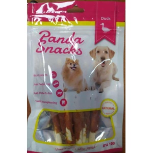 פנדה - מקלות ברווז - חטיף רך לכלבים במשקל 80 גר'