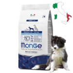 מונג', מזון יבש לגורי כלבים מגזע בינוני, עשיר בבשר עוף - Monge, Medium Puppy & Junior