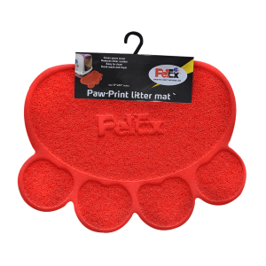 פטקס, שטיח גומי לחתול בצבע אדום