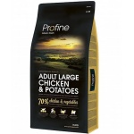 פרופיין, בשר עוף לכלבים בוגרים מגזע גדול במשקלים: 3 ק"ג או 15 ק"ג