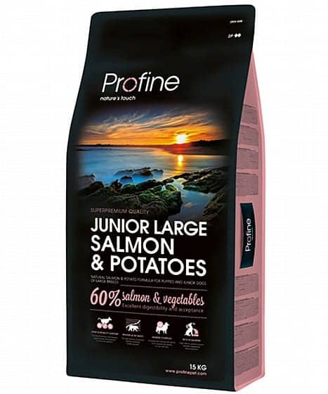 פרופיין, בשר סלמון לגורים מגזע גדול מגיע במשקלים 3 ק"ג או 15 ק"ג