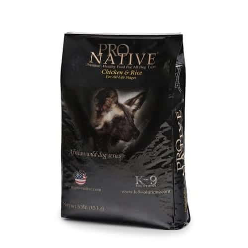 פרו נייטיב,  בשר עוף ואורז לכלבים בכל שלבי החיים במשקלים: 3 ק"ג או 15 ק"ג