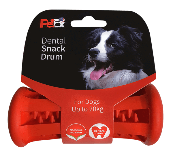 פטקס, מנשך דנטלי לכלב עשוי גומי טבעי