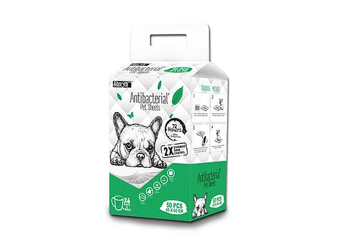 פדים אנטי בקטריאליים ענקיים ספיגה כפולה מארז בודד - 25 יח'  או מבצע 4 מארזים 100 יח