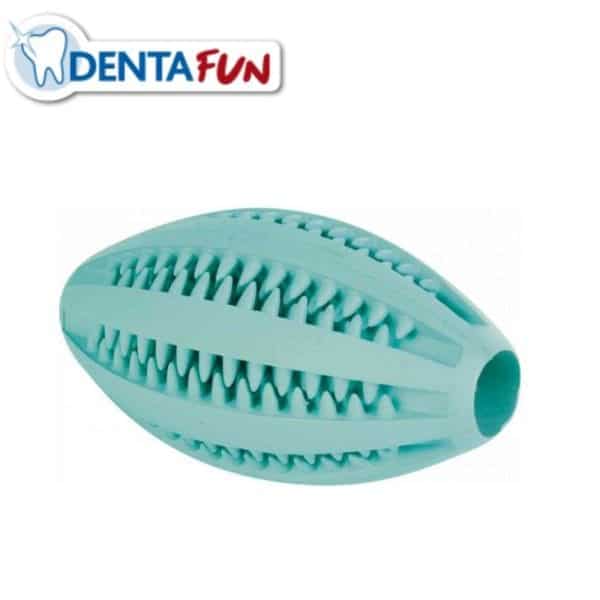 טריקסי, צעצוע לעיסה דנטלי עשוי גומי טבעי בצורת כדור רוגבי 11 ס"מ