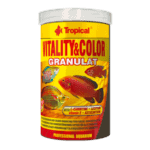 טרופיקל מזון דגים מגורען  ויטליטי לחיזוק הצבע משקל 250 מ"ל