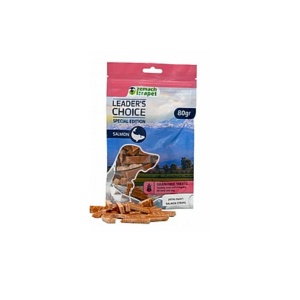 לידר צויס, חטיף איכותי - רצועות סלמון 80 גר