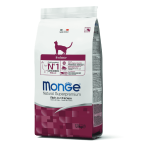 מונג' סופר פרימיום מזון מלא ומאוזן לחתולים בוגרים החיים בבית - בטעם עוף 1.5 ק"ג