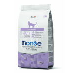 מונג' סופר פרימיום מזון יבש מלא בטעם עוף לחתולים בוגרים מסורסים/מעוקרות
