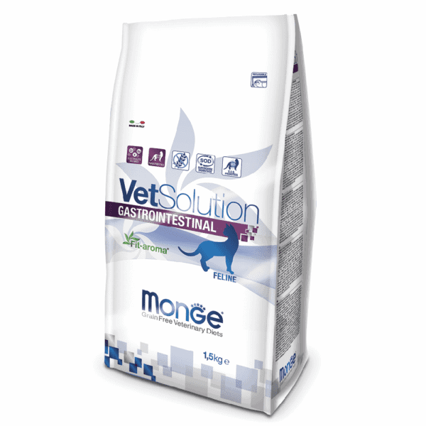 מונג' ווט סלושיין גסטרואינטסטינאל , מזון רפואי יבש לחתולים