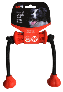 פטקס, מקל דנטלי ריחני בשילוב סיבי כותנה לניקוי השיניים בכלבים מכל הגזעים