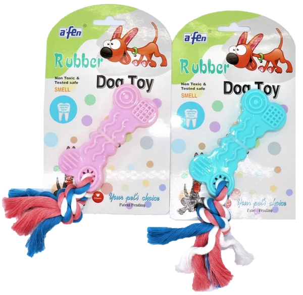 a'fen - משחק עצם נשיכה + חבל לגורים