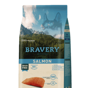 ברייוורי היפואלרגני - לכלבים בוגרים מגזע קטן, סלמון ללא דגנים וגלוטן - 7 ק"ג