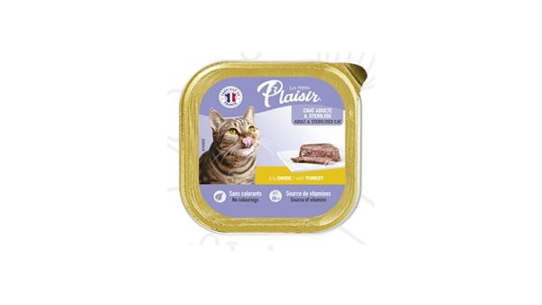 Plaisir - מעדן לחתול בטעם הודו 100 גר