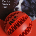 כדור משחק דנטלי לכלב עשוי גומי טבעי מובחר
