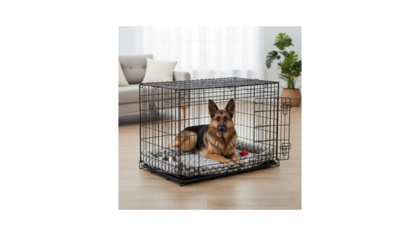 כלוב רשת לאילוף כלבים + שמיכה בגודל תואם, מגיע במגוון מידות