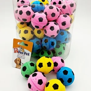 כדורי ספוג לחתול בצורת כדורגל 3 יח'