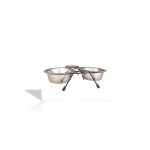 קערת נירוסטה להאכלה איטית 18 ס"מ