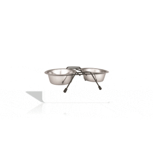 קערת נירוסטה להאכלה איטית 18 ס"מ