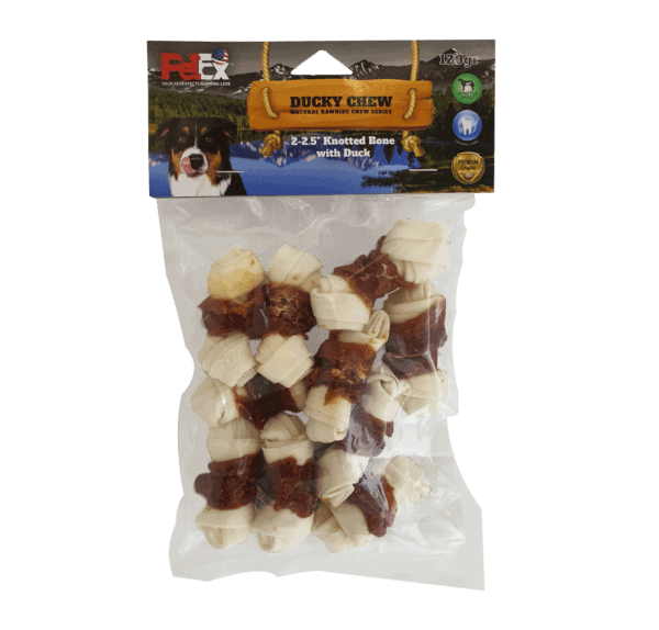 עצם לעיסה לכלב עם בשר ברווז |120 גרם