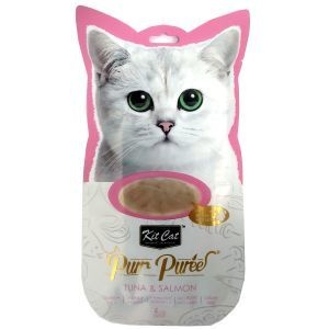 KIT CAT - קיט קט Purr Puree עם טונה וסלמון 60 גר'
