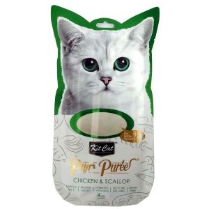KIT CAT - קיט קט Purr Puree עם עוף וצדפות  60 גר'