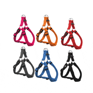 רתמת ניילון דוקו לכלב בצבעים ומידות לפי בחירה