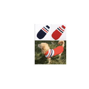 סוודר צמר איכותי לכלב במגוון מידות בצבעים אדום או שחור.