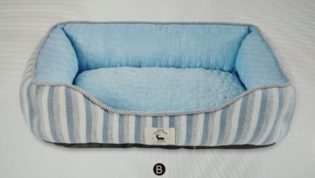 מיטת בד לכלבים (פסים) במגוון גדלים