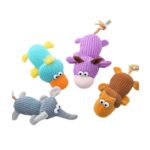 בובת משחק לגורים וכלבים מגזע קטן - פיל/קוף/ברווז/פרה