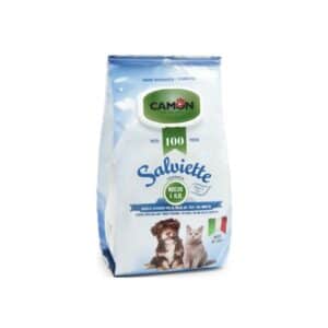 מגבונים לכלב/חתול בניחוח אלאוורה - 100 יחידות - קמון Camon