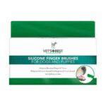 ווטס בסט - מברשות אצבע מסיליקון לכלבים וגורים 5 יח' במארז