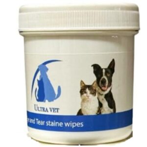 אולטרה ווט, פדים לניקוי העיניים לכלב/חתול - מארז חיסכון 200 יח'.