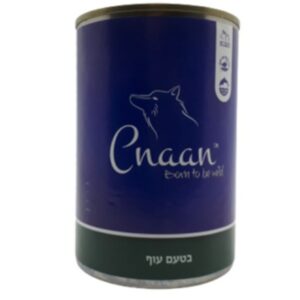 כנען שימורים לכלב בטעם עוף - 410 גרם