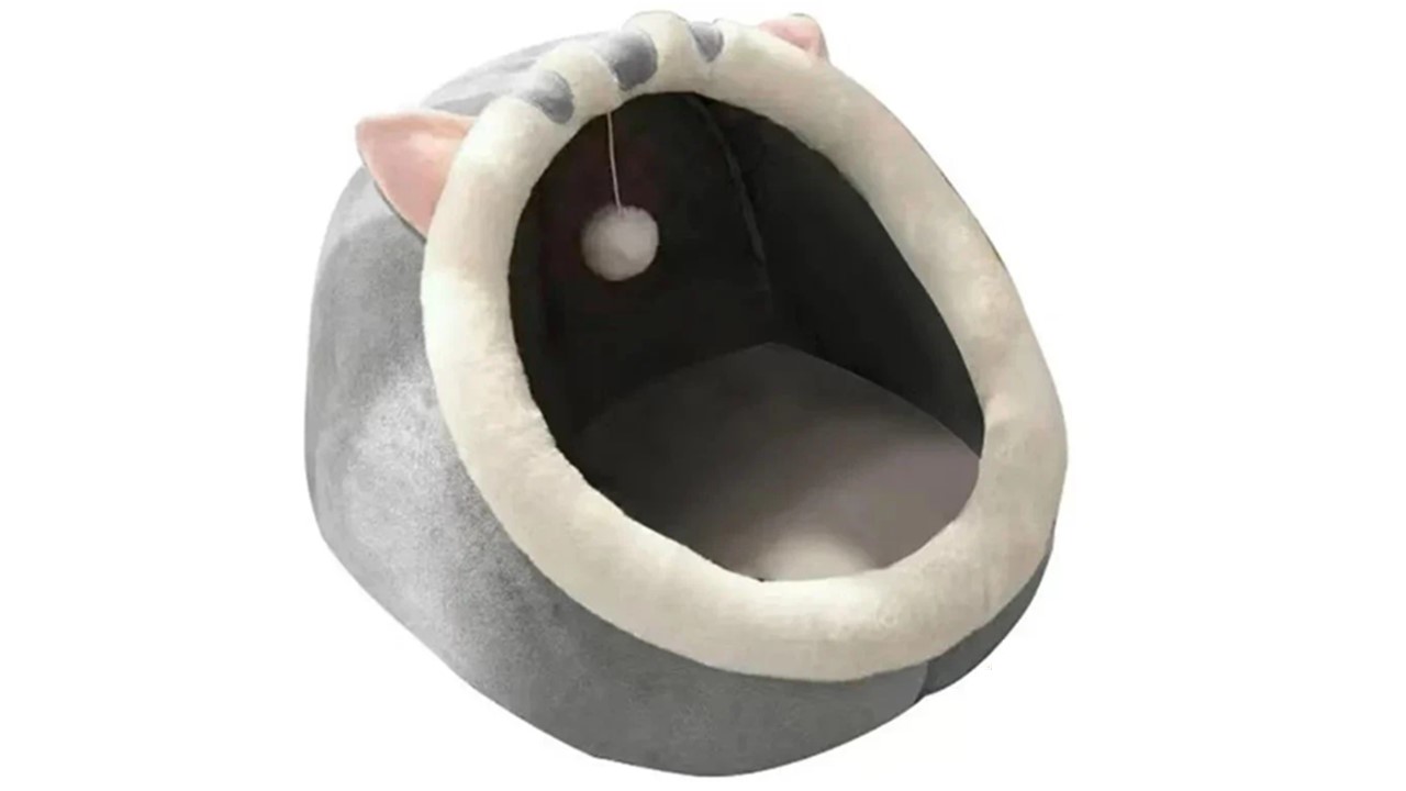 מיטה איגלו פתוח לחתול/כלב קטן