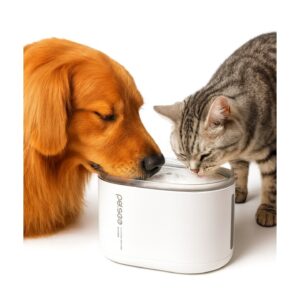 PETSEE דגם S1, מזרקת מים נטענת לחיות מחמד בנפח 2.5 ליטר