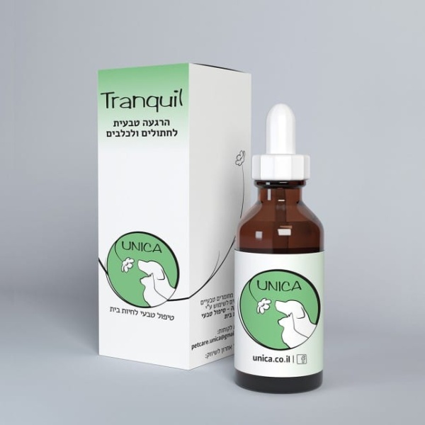טרנקיל, טיפות הרגעה טבעי לכלב/חתול 10 מ"ל