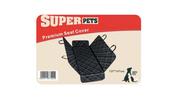 כיסוי מושב אחורי לרכב לכלב ולחתול – הגנה מלאה 147X137 ס"מ