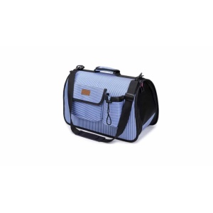 תיק נשיאה פסים כחול לכלב/חתול