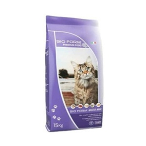 ביופורם מזון יבש לחתולי חצר ורחוב בכל שלבי החיים,  משקל 15 ק"ג
