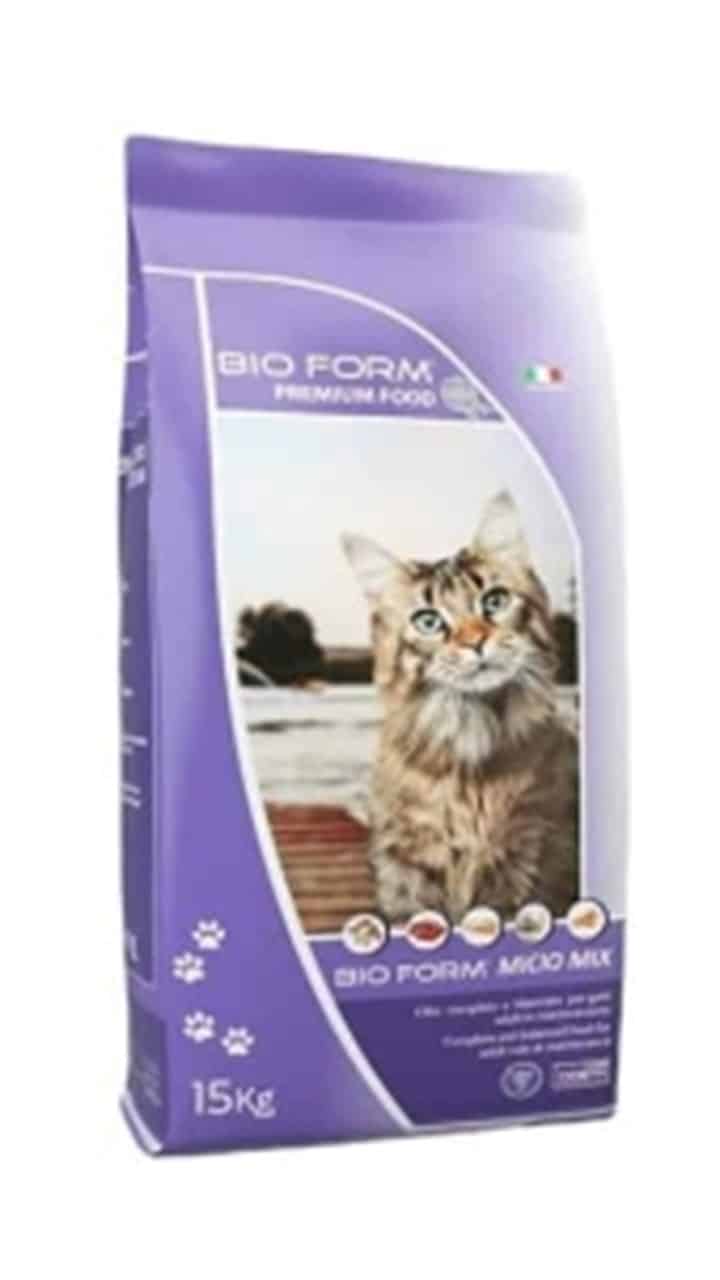 ביופורם מזון יבש לחתולי חצר ורחוב בכל שלבי החיים,  משקל 15 ק"ג