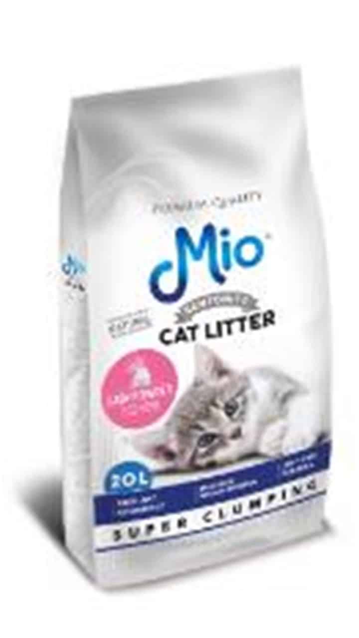 MIO, חול מתגבש לחתול - בניחוח טלק - 20 ליטר