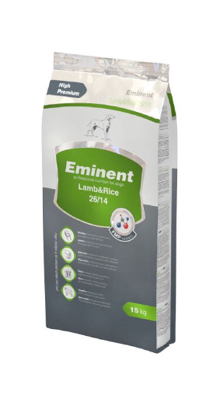 אמיננט, מזון יבש לכלבים בוגרים מגזעים קטנים ובינוניים - כבש - 3 ק"ג או 15 ק"ג